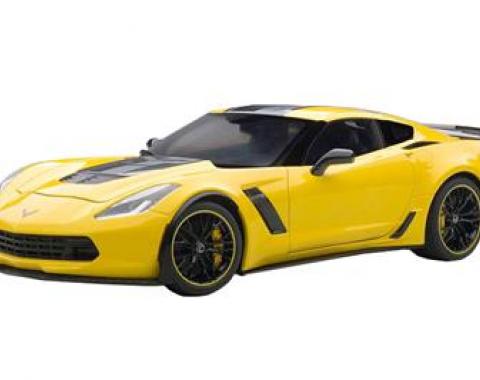 C7R Edition Yellow Coupe Diecast/Composite 1/18th Scale Car
