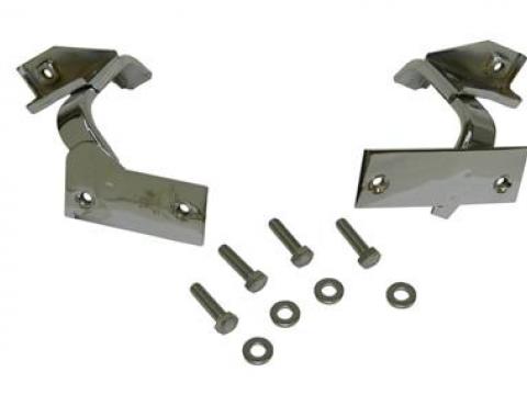 77-82 Chrome Radiator / Fan Shroud Upper Brackets