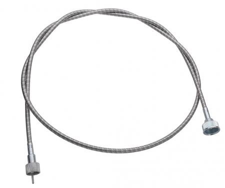 58-61 Tach / Tachometer Cable - Steel Case 60"