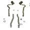 1969-1972 Exhaust System 2" Small Block Automatic with Magnaflow