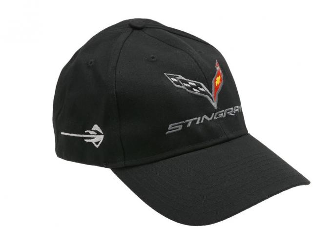 Black C7 Stingray Twill Hat