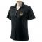 Polo Shirt - Womens Black Devon & Jones Fine Pima Pique - C1 through C6 Logo