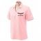 Women's Pink Pima Pique Polo Shirt with Choice of Emblem