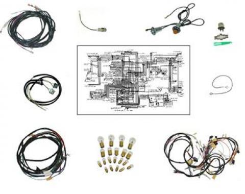56 Wire Harness Set Automatic Transmission - Deluxe