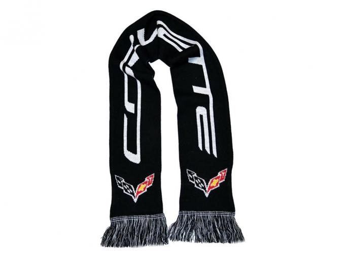 Corvette Flag Logo Knit Scarf