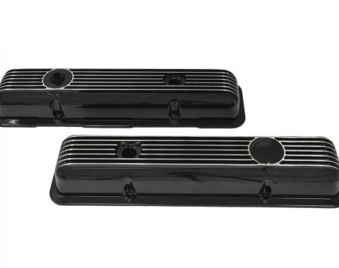 78-86 Valve Covers - L82 - Black Powder Coated Aluminum