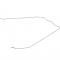 78-82 Fuel Tank Vapor Canister Return Line - Steel - Left Hand Side