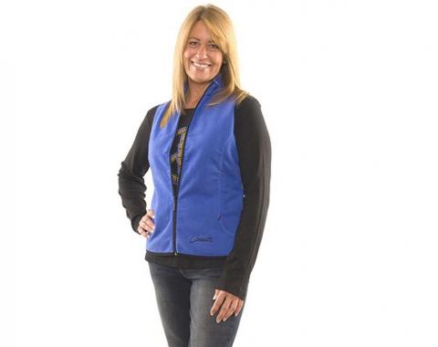 Batik Blue Full Zip Fleece Vest