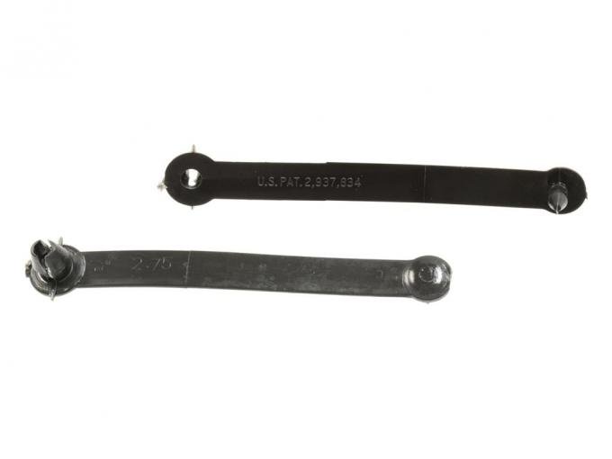 66-78 427 / 454 Radiator Overflow Hose Straps / 78 Hood Release Cable Strap