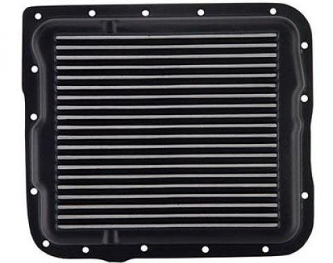 82-96 Automatic Transmission Cover - Low Profile - Black Finish - Cast Aluminum