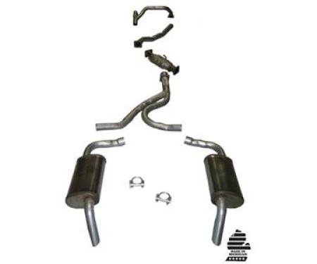 1977-1978 Stock Exhaust with MagnaFlow Mufflers Except California Emissions