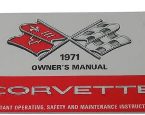 71 Owners Manual - Quality Reprints!