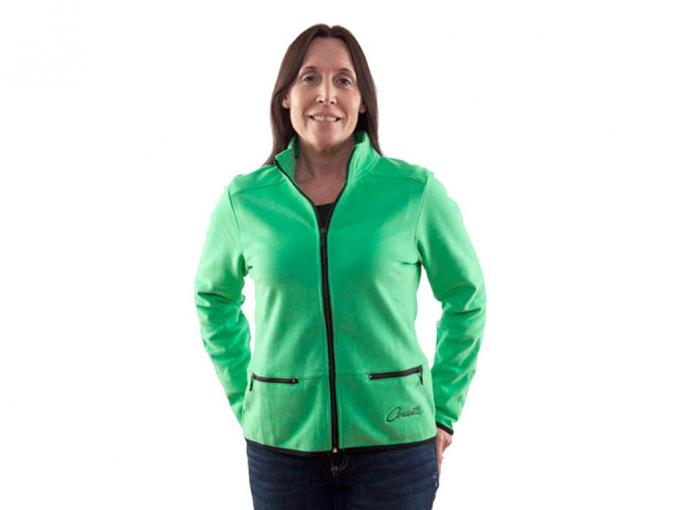 Jacket Womens Limeade Full Zip With Corvette Script