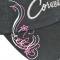 Hat - Ladies Black Corvette Sparkle Script