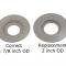 56-79 Window Crank Spacer - Plastic Shim - Gray