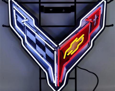 C8 Neon Sign 24"x 24"x 4"