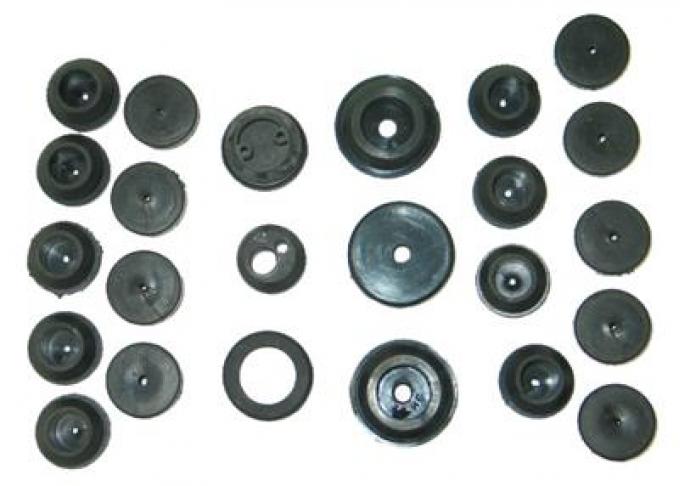 56-57 Firewall And Body Grommet Set - 24 Pieces