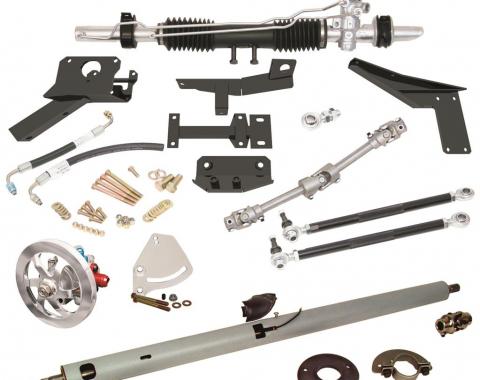 56-62 Steeroids Rack & Pinion Power Steering Conversion With Steering Column