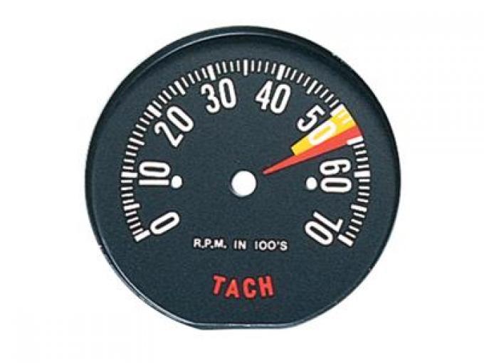 59 5500 Red Tach / Tachometer Face