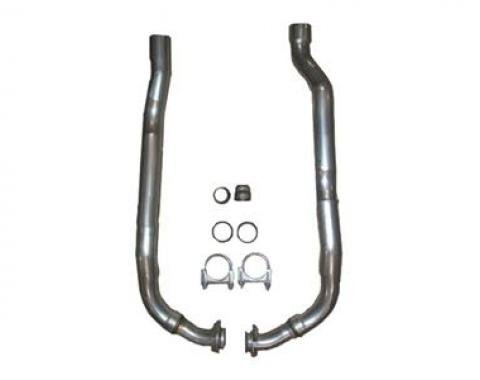 68-74 Exhaust Pipe - Front Left And Right 327 / 350 4 Speed Hi-performance