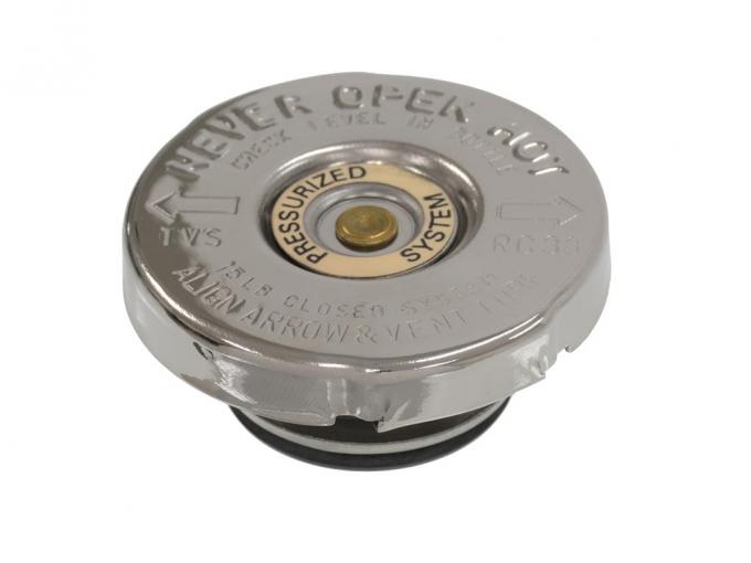 73-82 Radiator Cap - Polished Stainless Steel