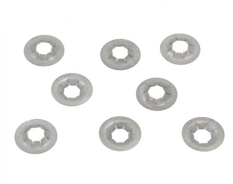 88-89 Wheel Center Cap Emblem Push-in Nut (set Of 8)