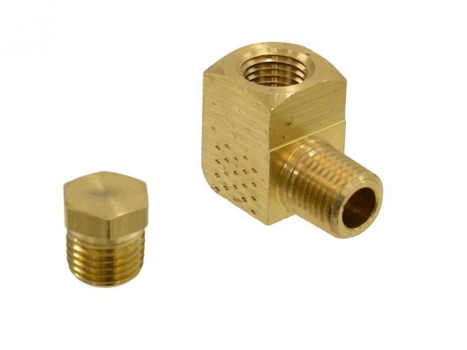 70-72 Brass Radiator Drain Fitting With Plug