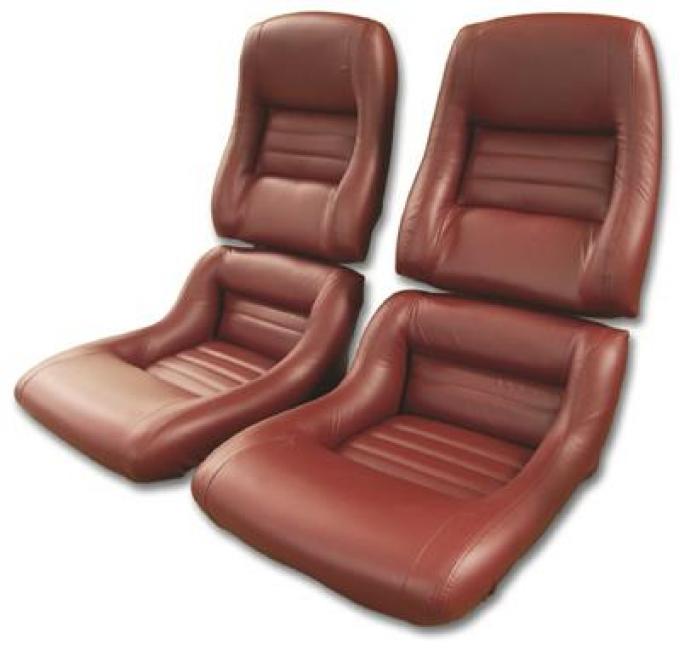 79-82 Seat Covers - 2" Pleat Leather Like Seat Cover