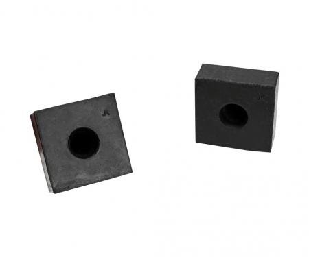 56-62 Lower Door Window Glass Stop Rubber Bumpers (Set of 2)