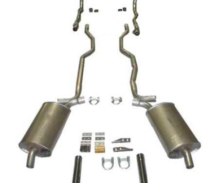 63 Deluxe Exhaust System - Complete Aluminized 2"