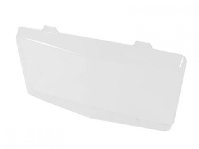 84-90 Front License Plate Cover - Contoured Clear Acrylic