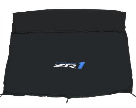 05-13 Rear Window Cargo Shade / Luggage Cover Coupe Black With ZR1 Logo