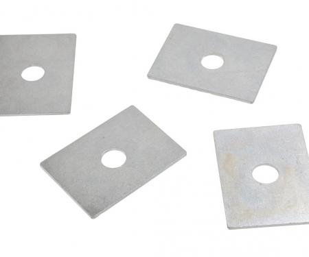 58-60 Rear Bumper Metal Shim - Square - Set Of 4