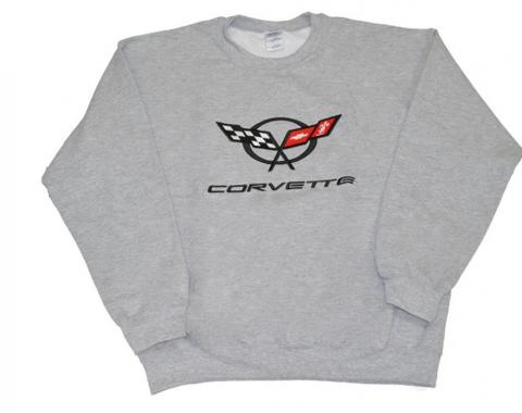 Sweatshirt With C5 Logo Gray