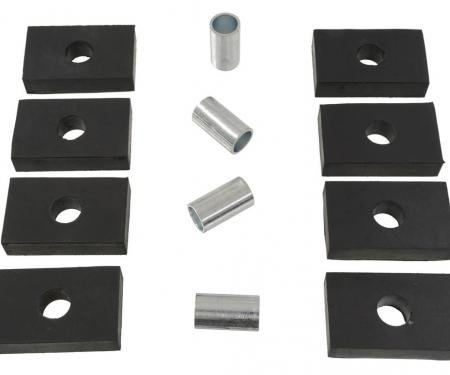 58-60 Front And Rear Bumper Mount Blocks and Bushings Set