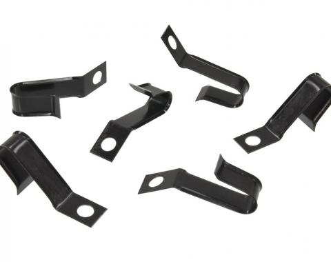 56-62 Underdash Wire Harness / Tach / Tachometer Cable Mount Clips - Set Of 6