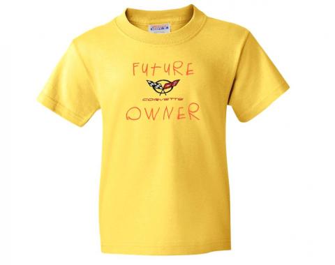 T-Shirt Yellow C5 Future Corvette Owner Kids