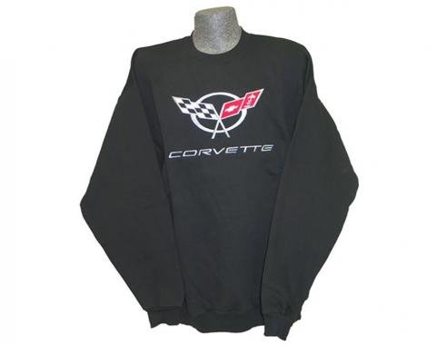 Sweatshirt With C5 Logo Black