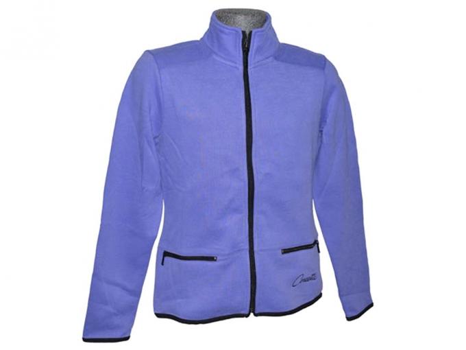 Jacket Womens Periwinkle Full Zip With Corvette Script