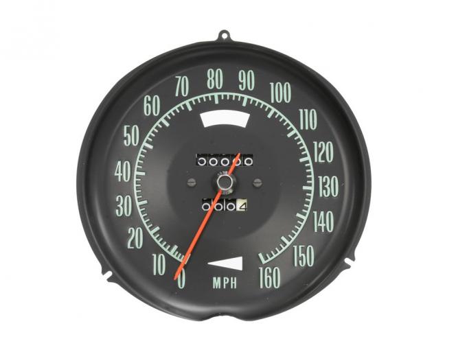 68 Speedometer - Green Letter