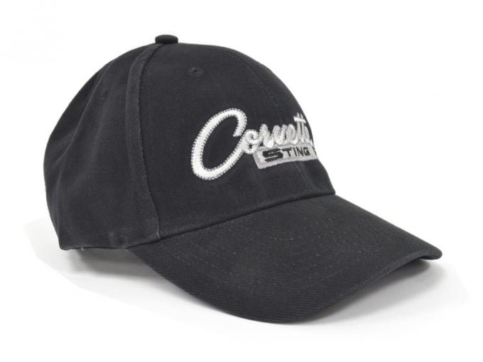 Hat- C2 Stingray Embroidered Script Black