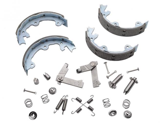 1965-1982 Stainless Steel Parking Brake Shoes and Hardware Kit
