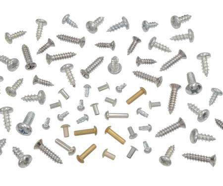 56-62 Hardtop Rebuild Hardware Kit - 66 Pieces