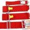 Sport Latch And Link System Racing Seat Belt Harness - Red