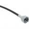 63-68 Tach / Tachometer Cable - Black Case