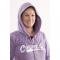 Hoodie Purple Juniors Burnout With Corvette Lettering