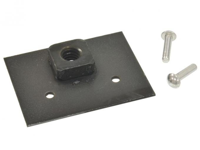 56-62 Horn Mount Nut Plate - With Rivets