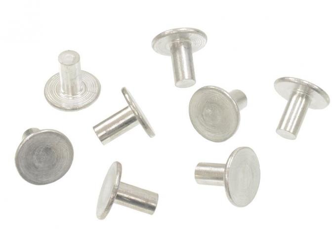 Redline Restomotive® 1963-1982 Chevrolet Corvette 8 Piece Transmission Tunnel Insulation Clip Rivets