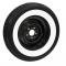1953-1962 2-1/2&rdquo; Whitewall American Classic Radial Tires with Wheels Mounted