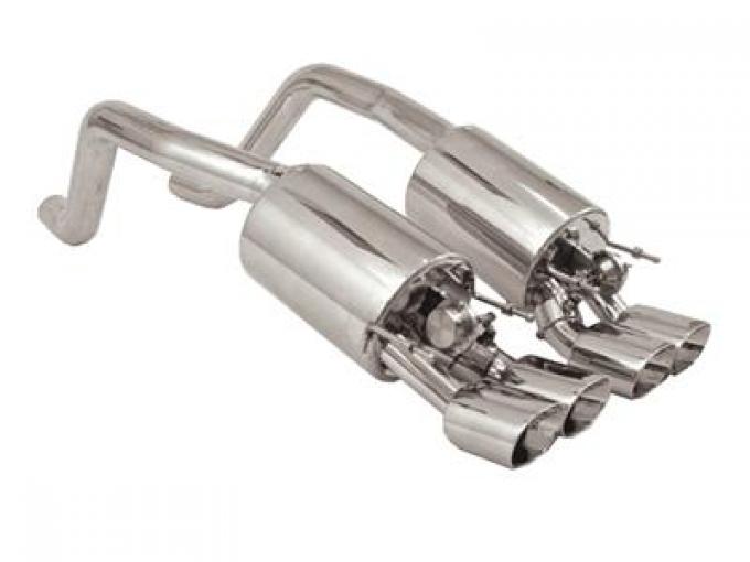 06-12 B&B Z06 ZR1 Fusion Mufflers With Quad Oval Tips